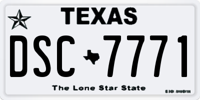 TX license plate DSC7771
