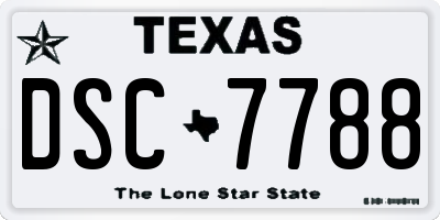 TX license plate DSC7788