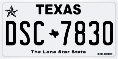 TX license plate DSC7830