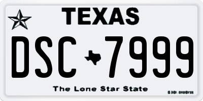 TX license plate DSC7999