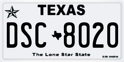 TX license plate DSC8020