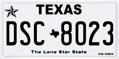 TX license plate DSC8023