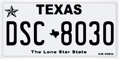 TX license plate DSC8030