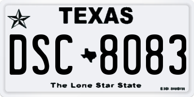 TX license plate DSC8083