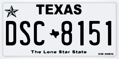 TX license plate DSC8151