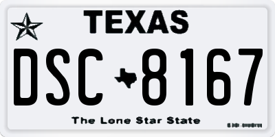 TX license plate DSC8167