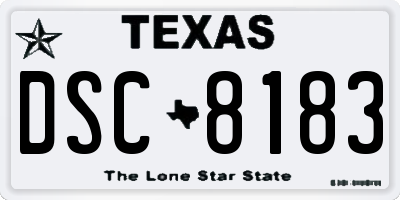 TX license plate DSC8183