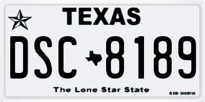 TX license plate DSC8189