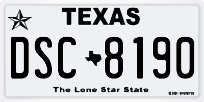 TX license plate DSC8190