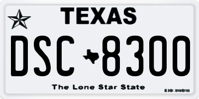 TX license plate DSC8300