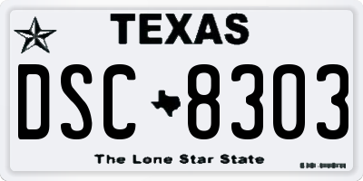 TX license plate DSC8303
