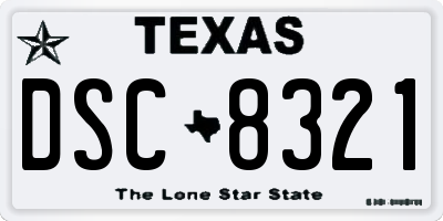 TX license plate DSC8321
