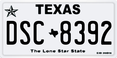 TX license plate DSC8392