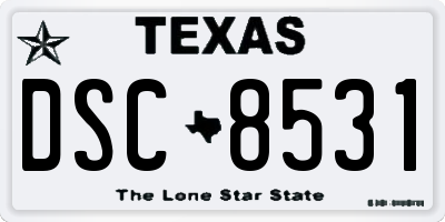 TX license plate DSC8531