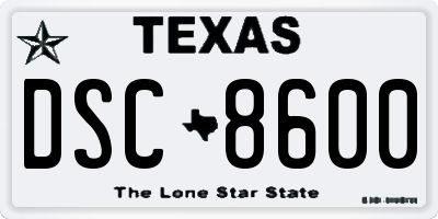 TX license plate DSC8600