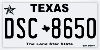 TX license plate DSC8650