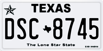 TX license plate DSC8745