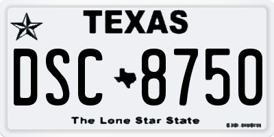 TX license plate DSC8750