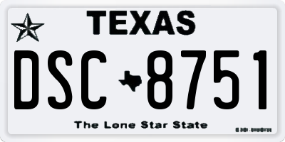 TX license plate DSC8751