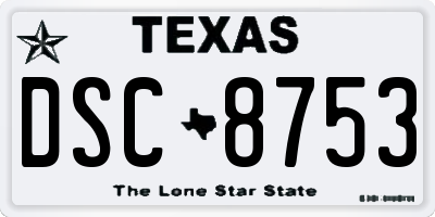 TX license plate DSC8753