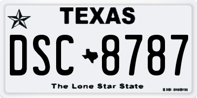 TX license plate DSC8787