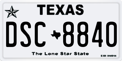 TX license plate DSC8840