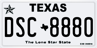 TX license plate DSC8880
