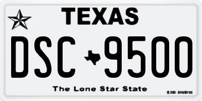 TX license plate DSC9500