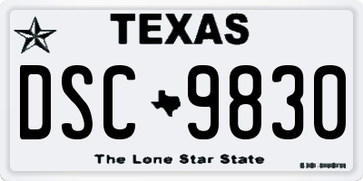 TX license plate DSC9830