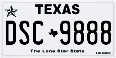 TX license plate DSC9888