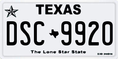 TX license plate DSC9920