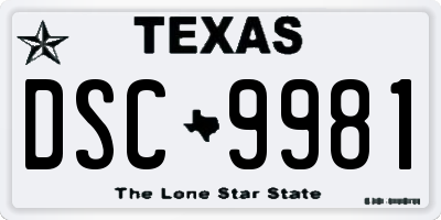 TX license plate DSC9981