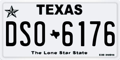 TX license plate DSO6176