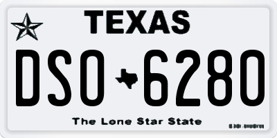 TX license plate DSO6280