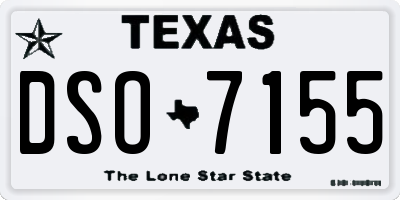 TX license plate DSO7155