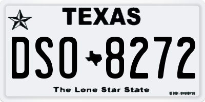 TX license plate DSO8272