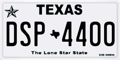 TX license plate DSP4400