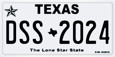 TX license plate DSS2024