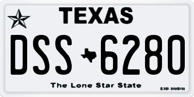 TX license plate DSS6280
