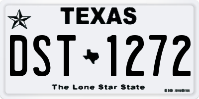 TX license plate DST1272