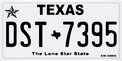 TX license plate DST7395