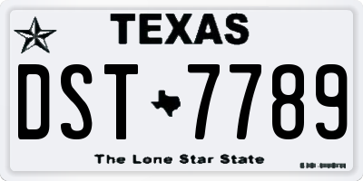 TX license plate DST7789