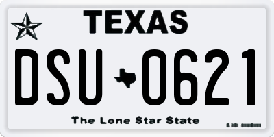 TX license plate DSU0621