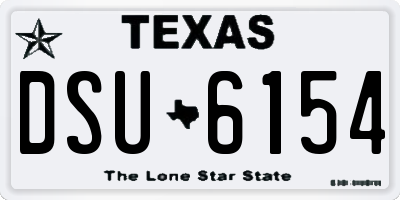 TX license plate DSU6154