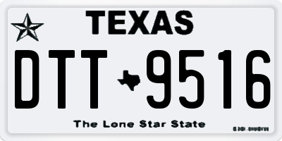TX license plate DTT9516
