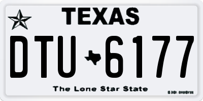 TX license plate DTU6177
