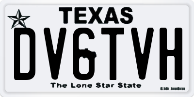 TX license plate DV6TVH