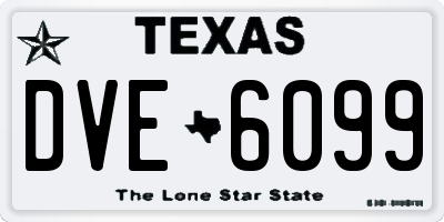 TX license plate DVE6099