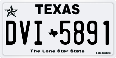 TX license plate DVI5891
