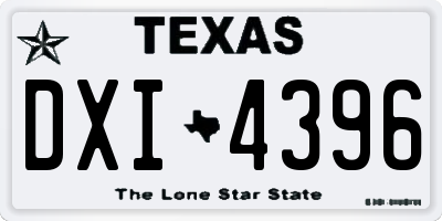TX license plate DXI4396